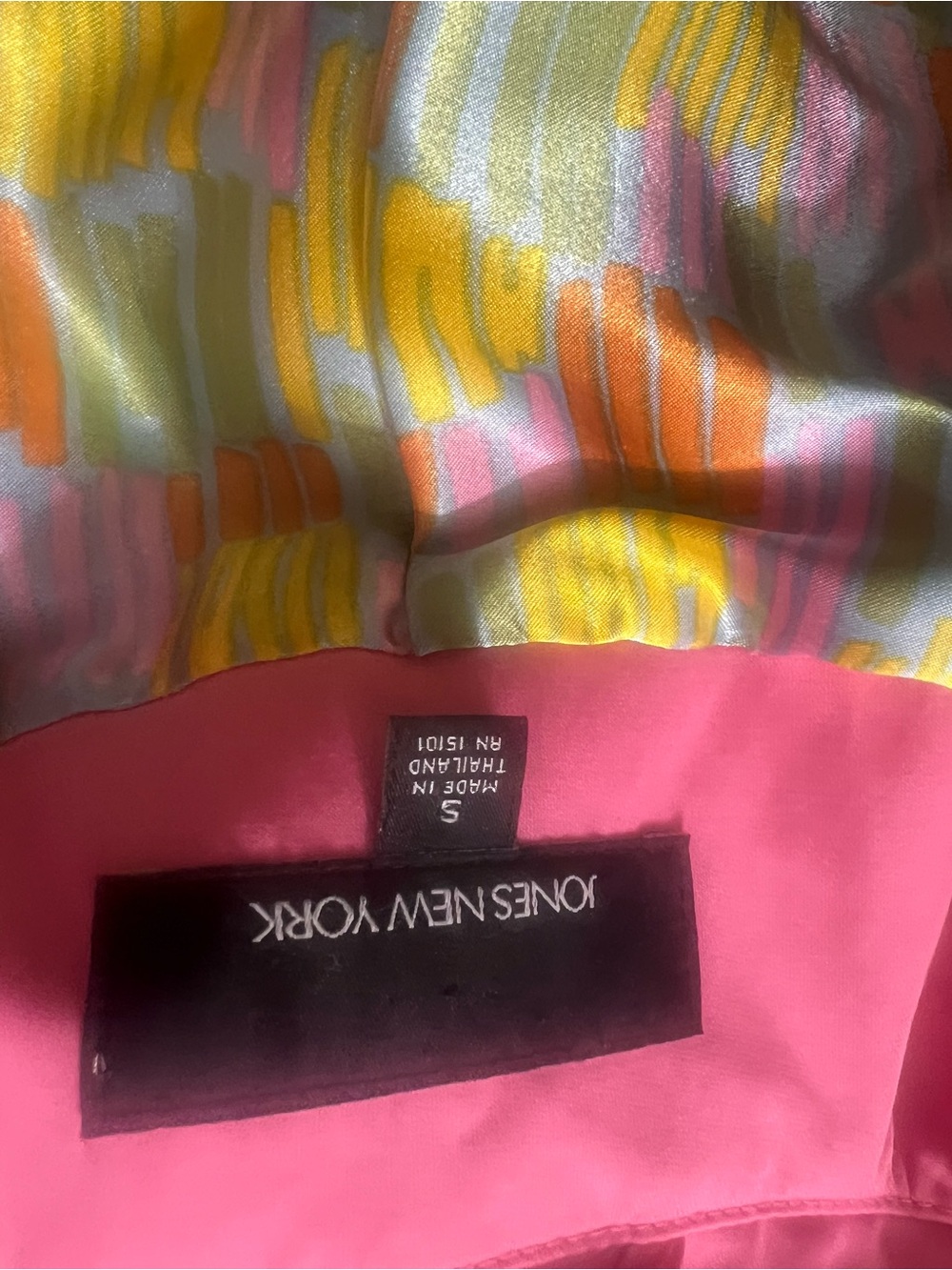 Jones New York Bright Pink Lightweight Trench Coat - Picture 3 of 4